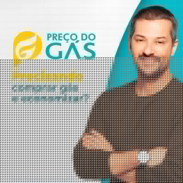 Gás de cozinha com entregador